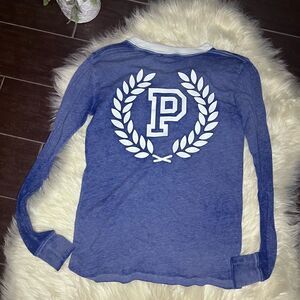 Pink heathered blue Longsleeved tops sz XS